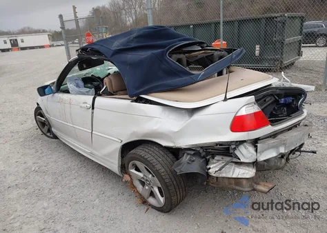 2004 BMW 325Ci из США, поврежденный, VIN WBABW334X4PL30441